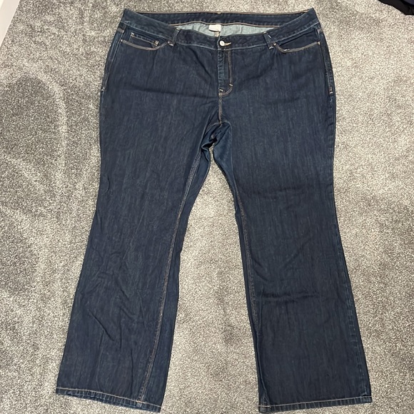 Old Navy dark wash low waist jeans - Picture 2 of 3